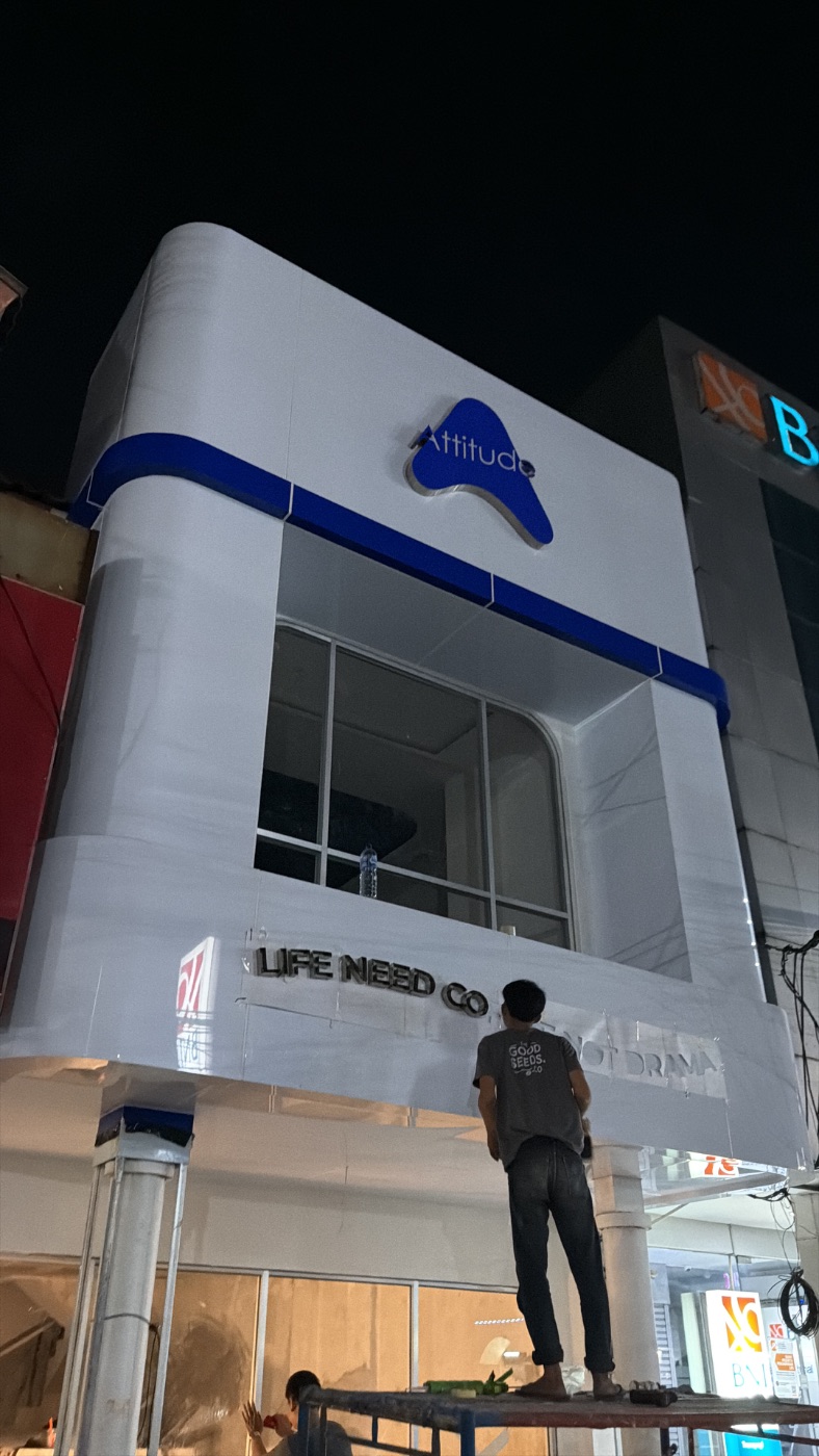 PROGRESS HURUF TIMBUL